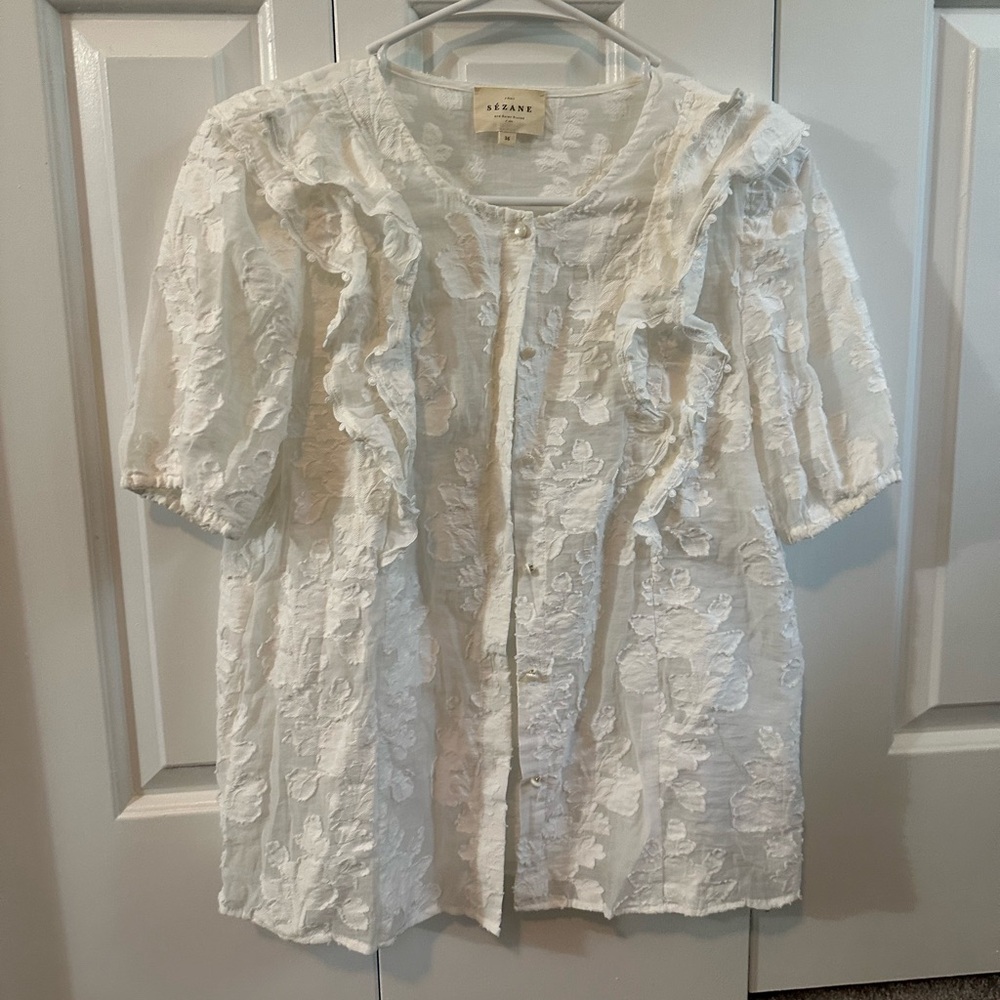 Sezane Jordanna Blouse 36 (US 4)